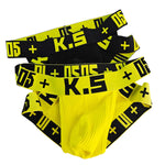 3 Pack Men's Premium Cotton Sporty Sexy Low-Rise & Breathable Bikini