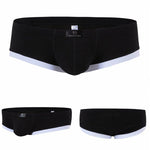 2 Pack Men's Ultra-Soft Modal Breathable Seamless Comfort Low-Rise Trunks