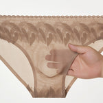 4 Pack Men's 3D Pouch & Seamless Lace Accent Comfort Briefs