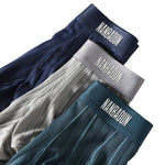 2 Pack Men's Soft-Touch Waistband Movement-Friendly Stretch Fit Boxer Briefs