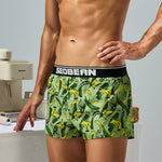 Men's Loose-Fit Printed Cotton Boxers