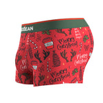 2 Pack Men's Seamless Comfort Playful Style Prints Breathable Trunks