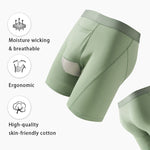 2 Pack Men's Gun Bullet Separation Casual Sports Breathable Cotton Mid-Rise Midway Briefs