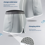 Men's  Button Casual U-Shaped Roman Skirt Dual-Purpose Arrow Pants Underwear