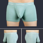 FreeLonger Men's Comfy Separate Support Pouch Trunks