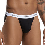 3 Pack Men's Sporty Comfy Waistband Briefs