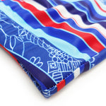 Men's Striped Trunk Square Leg Swimsuit