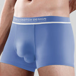 2 Pack Men's Ultra-Soft Modal Double Supportive Pouch Skin-Friendly Soft Trunks
