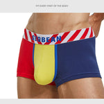 2-pack Men's Colorblock Cotton Boxer Briefs