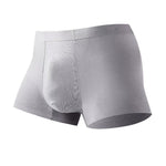 2 Pack Men's Seamless Comfort Stretch Fabric Breathable Modern Fit Solid Color Trunks