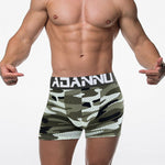 Men's Camouflage Removable Hip Pad Boxer Briefs