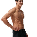 Men's Zippered Pocket Design Moisture-Wicking Swim Shorts & Trunks