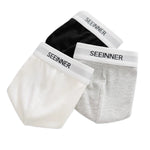 3 Pack Men's Sporty Comfy Waistband Briefs