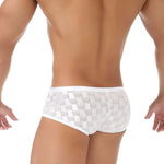 2 Pack Men's Mesh Breathable Large U-Pouch Quick-Dry Low-Rise Sexy Trunks