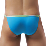 3 Pack Men's Sexy Low-Rise Bikini with Metal Ring