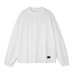 Versatile Long-Sleeve Crewneck Sweatshirt with Small Neckline