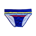 Men's Moisture-Wicking Sexy Striped Color Swim Briefs