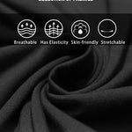 Men's Warm Pants Thin Fleece Casual Thermal Pants