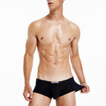 2 Pack Men's Stretch Fit Lightweight & Airy Solid Color Premium Comfy Trunks