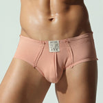 Men's Premium Fabric Comfy Waistband Stay-Put Fit Sporty Cut Solid Color Trunks
