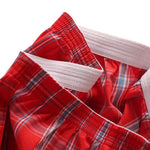 Men’s Vent Classic Plaid Cotton Boxers With Fly