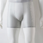 3 Pack Men's Satin Lace Jacquard 3D U-Pouch Anti-Chafe Breathable Midway Briefs