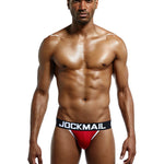 2 Pack Men's Low-Rise Sexy Ice Silk Seamless Comfort Anti-Odor Jockstrap
