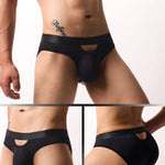 4 Pack Men's Sexy Striped Design Day-Long Comfort Soft-Touch Waistband Bikini