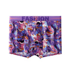 3 Pack Men's Cartoon Modal Printed Briefs And Trunks