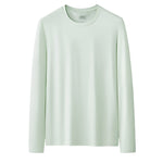 Men's Double-sided Modal Long-sleeved Solid Color T-shirt