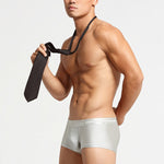 2 Pack Men’s Lustrous Metallic Trunks