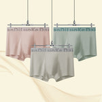 3 Pack Men's Antibacterial Seamless Boxer Briefs
