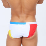 Men's 3D Pouch With Pad Beach Swim Briefs