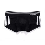 Men's Slim-Fit Cotton Trunks - Low Rise & Lifting Support