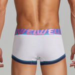 3 Pack Men's Low-Rise Premium Cotton Seamless Comfort Stretch Fit Trunks