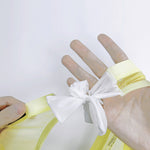 Men's Sexy Translucent Lace-up Briefs with Unfastened U-shaped Large Pouch