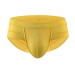 4 Pack Men's Solid Breathable Anti-Pinch Briefs