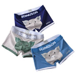 3 Pack Men's Ultra-Soft Breathable Cotton High-Stretch Trunks