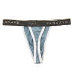 4 Pack Men's Ultra-Lightweight Sheer Icy Mesh Thongs