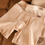 3 Pack Men's Ultra-Soft Simple Solid Color Breathable Cotton Boxers Briefs