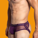 2 Pack Men's Low-Rise Sexy Double Strap Jockstrap
