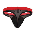 3 Pack Men's Ice Silk Sexy Lightweight Quick-Dry Breathable Thongs