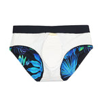 Men's Retro Print Casual Beach Swim Briefs