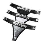 3 Pack Men's Breathable & Stretchy Lifting Effect Large Pouch Thongs