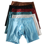 2 Pack Men's Second-Skin Feel Smooth Touch Anti-Chafing Boxer Briefs