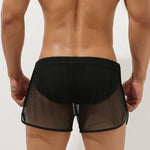 Men’s Sexy See Through Mesh Boxer Shorts