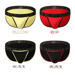 3 Pack Men's Large Pouch Button Waistband Briefs