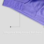 2 Pack Men's Solid Color Ribbed Cotton Sports Butt-Lifting Bikini