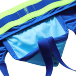 2 Pack Men's Cotton Jockstrap with Colorblock Design Athletic Support Fit