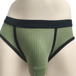 3 Pack Men's Seamless Comfort Large Supportive Pouch Sexy Low-Rise Briefs